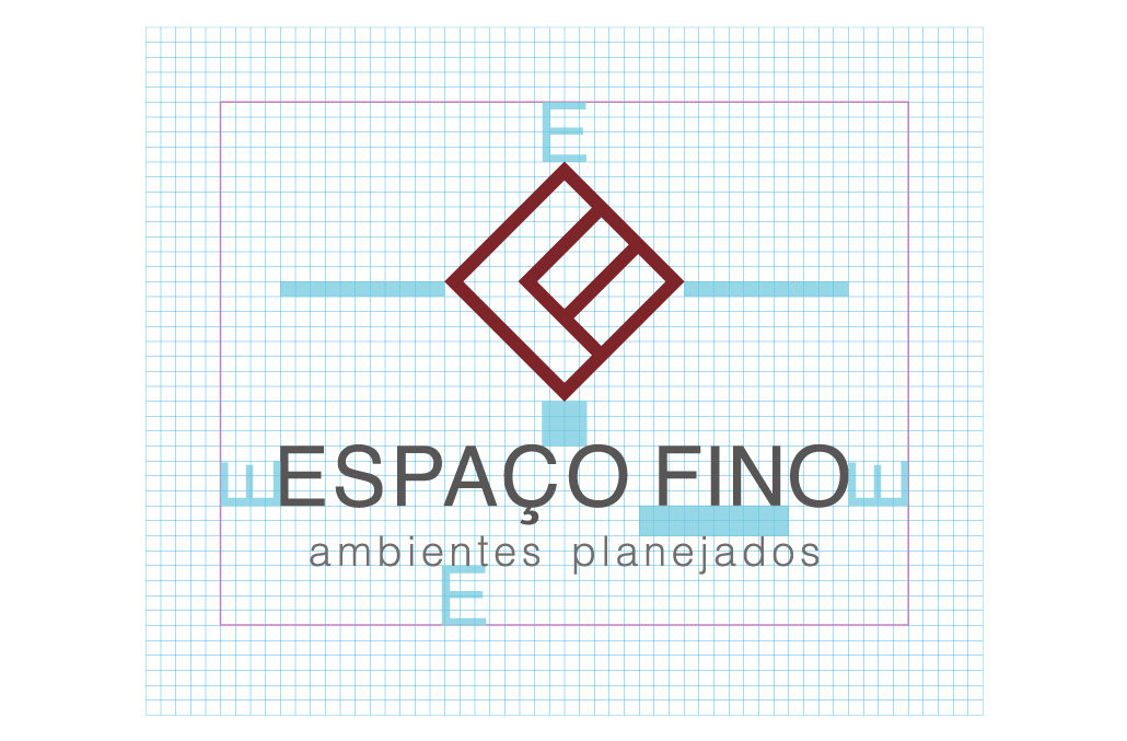 Espaço fino - Identidade visual - ID - Logotipo - Versões da marca - Buffo Design