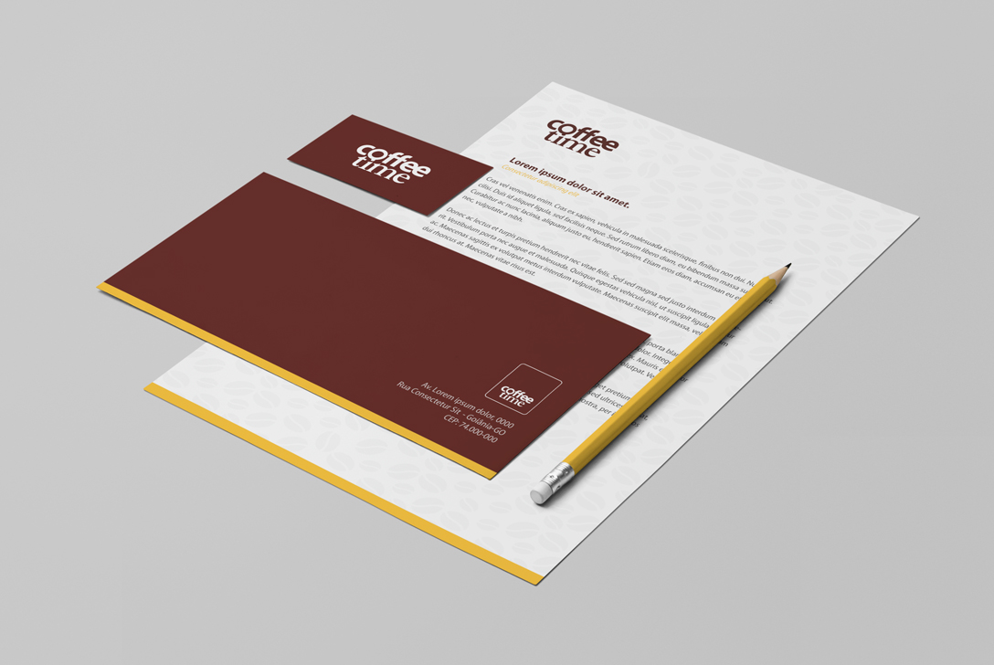 CoffeeTime - Identidade Visual - Material Impresso - Papelaria - Logotipo - Buffo Design - Goiânia