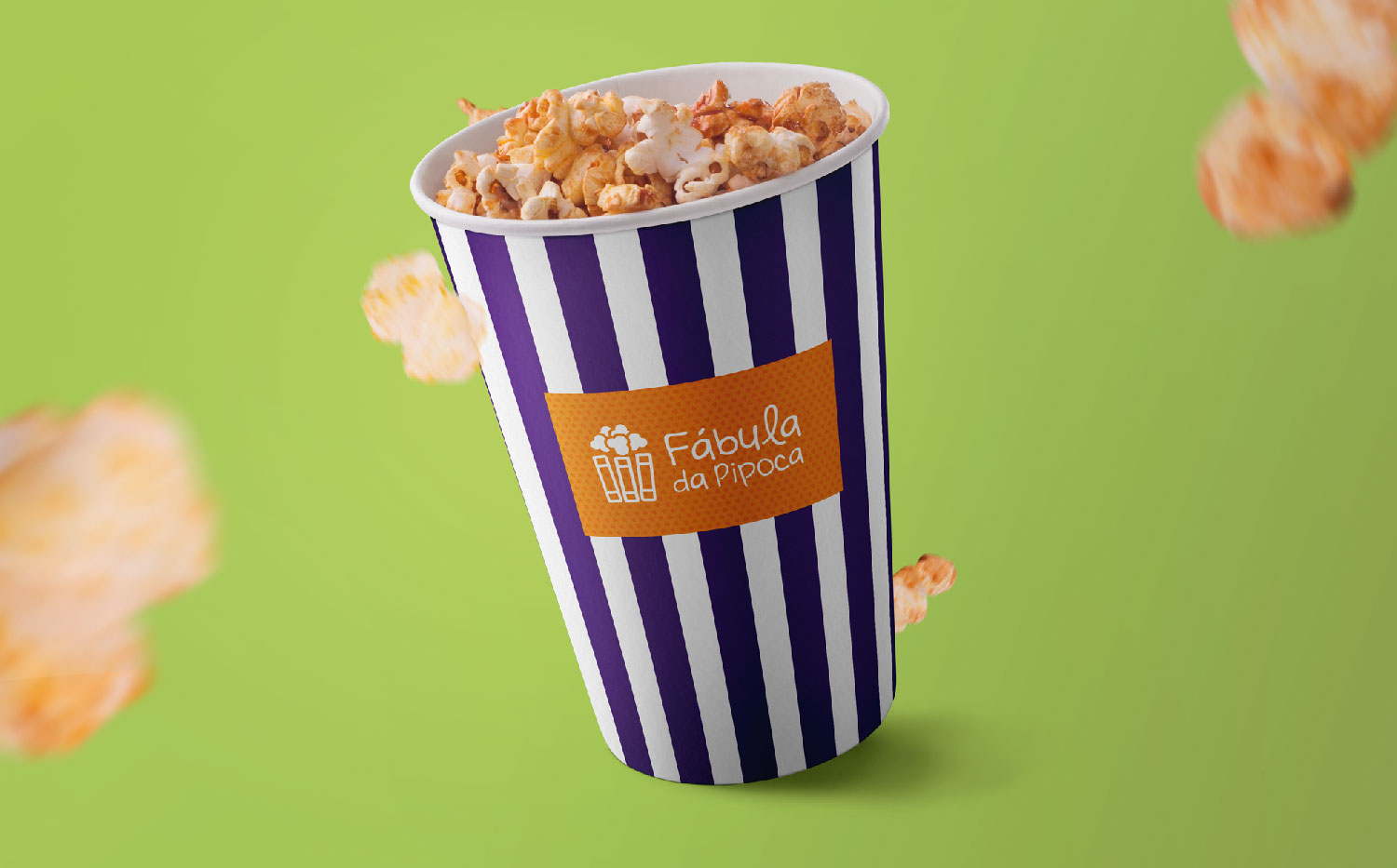 Fábula da Pipoca - Identidade Visual - Logotipo - Buffo Design - Goiânia