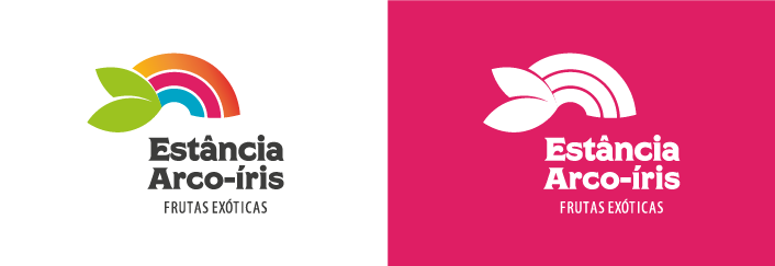 Estância Arco-íris - Frutas Exóticas - Identidade Visual - Logotipo - Buffo Design - Goiânia