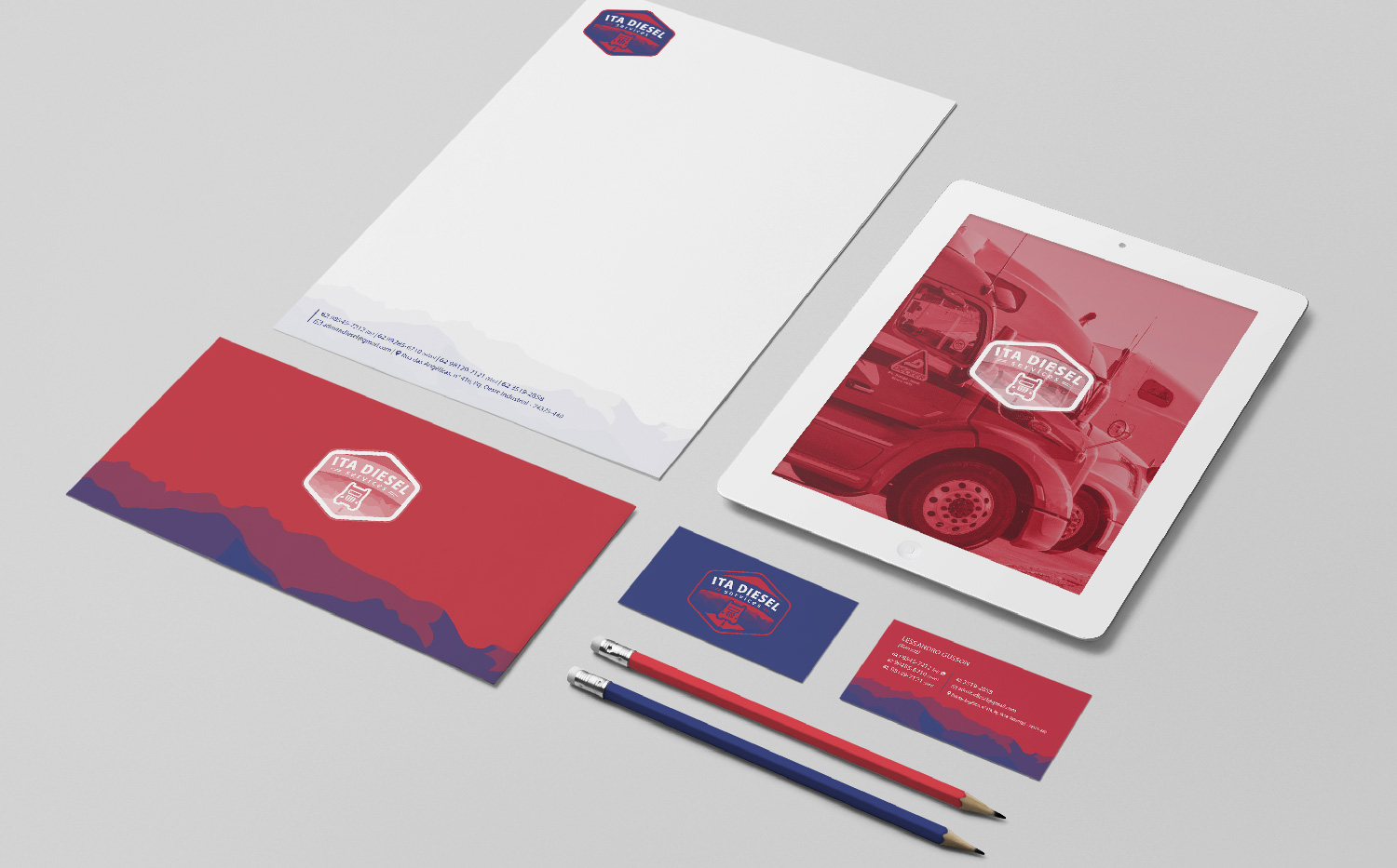 Ita Diesel - Identidade Visual - Logotipo - Buffo Design - Goiânia