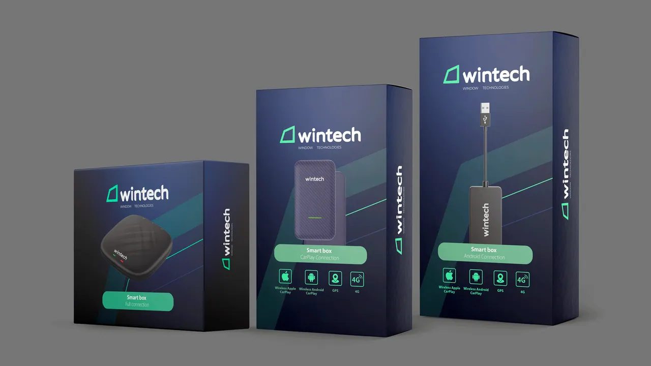 Caixas de produtos eletrônicos Wintech