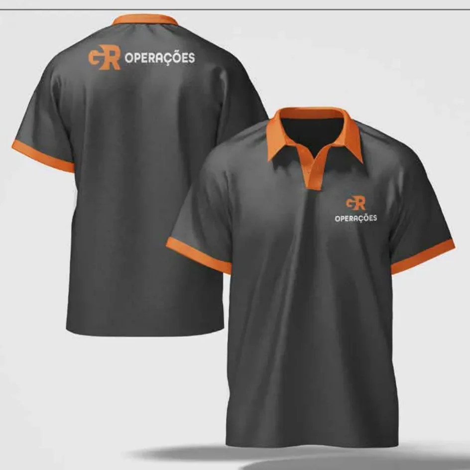 Camisa polo de uniforme da GR Operações