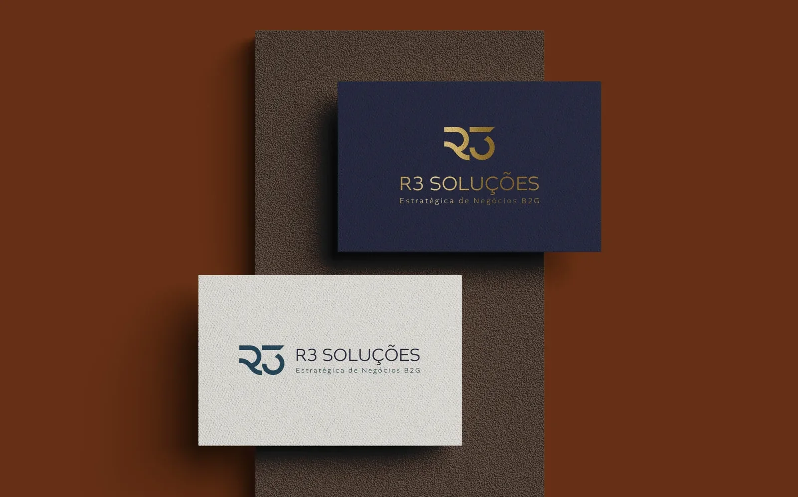 Cartões de visita da R3 Soluções