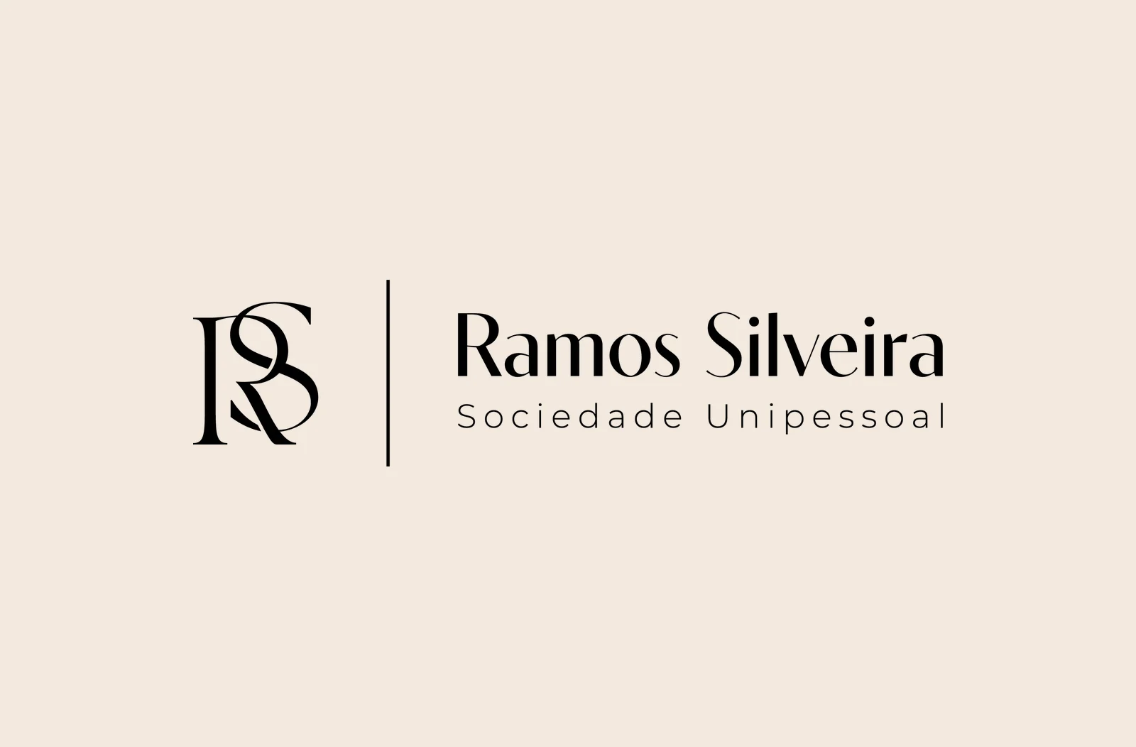 Logo da Ramos Silveira na tipografia da marca