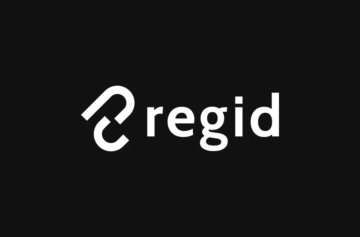 Versão branca da Regid sobre preto