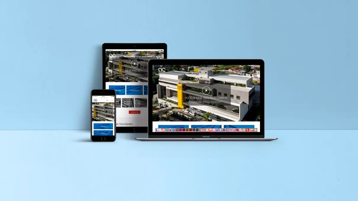 Ademaldo – website – versões para celular, tablet e notebook