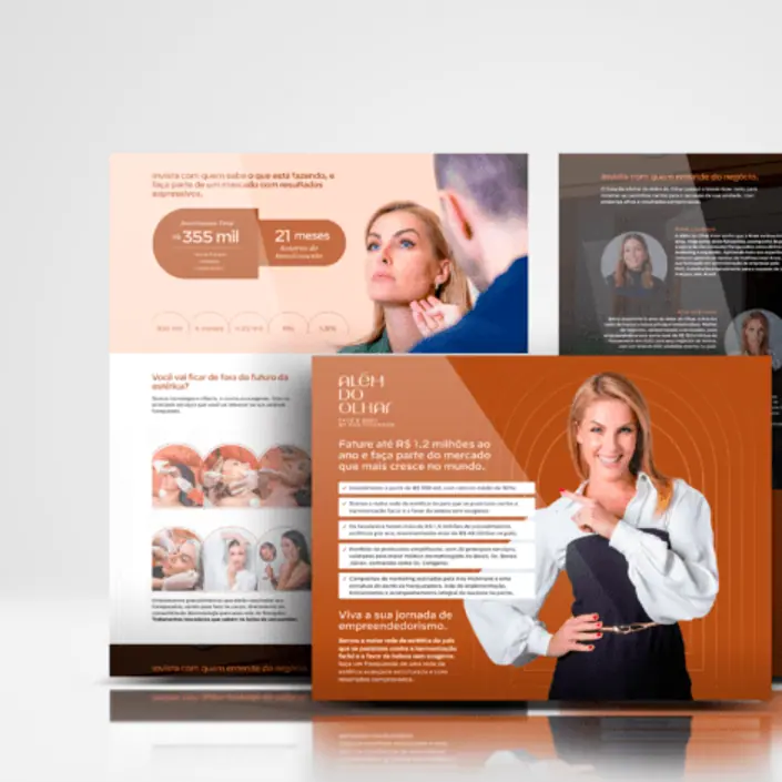 Além do Olhar — projeto de Websites, UI/UX Design da Buffo Design