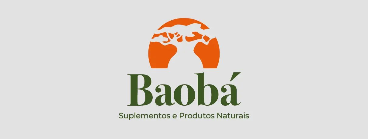 Baobá - Suplementos e Produtos Naturais - Criação de marcas - Identidade Visual - Logotipo