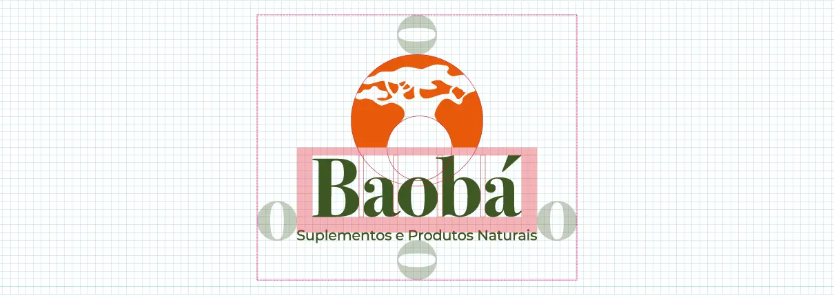 Baobá - Suplementos e Produtos Naturais - Criação de marcas - Identidade Visual - Logotipo