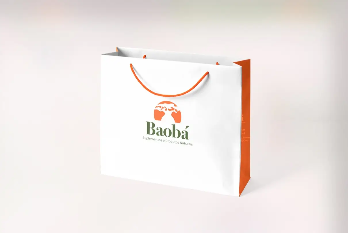 Baobá - Suplementos e Produtos Naturais - Criação de marcas - Identidade Visual - Logotipo