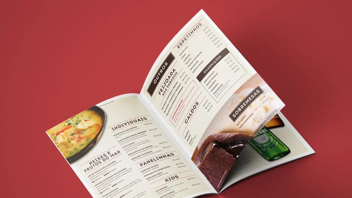 Boteco do Waltim - Design Editorial - Cardápio