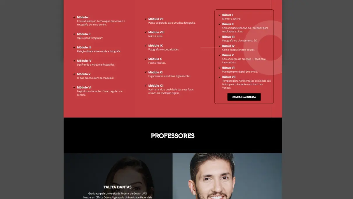 CamOn Odonto - Criação de site - Website