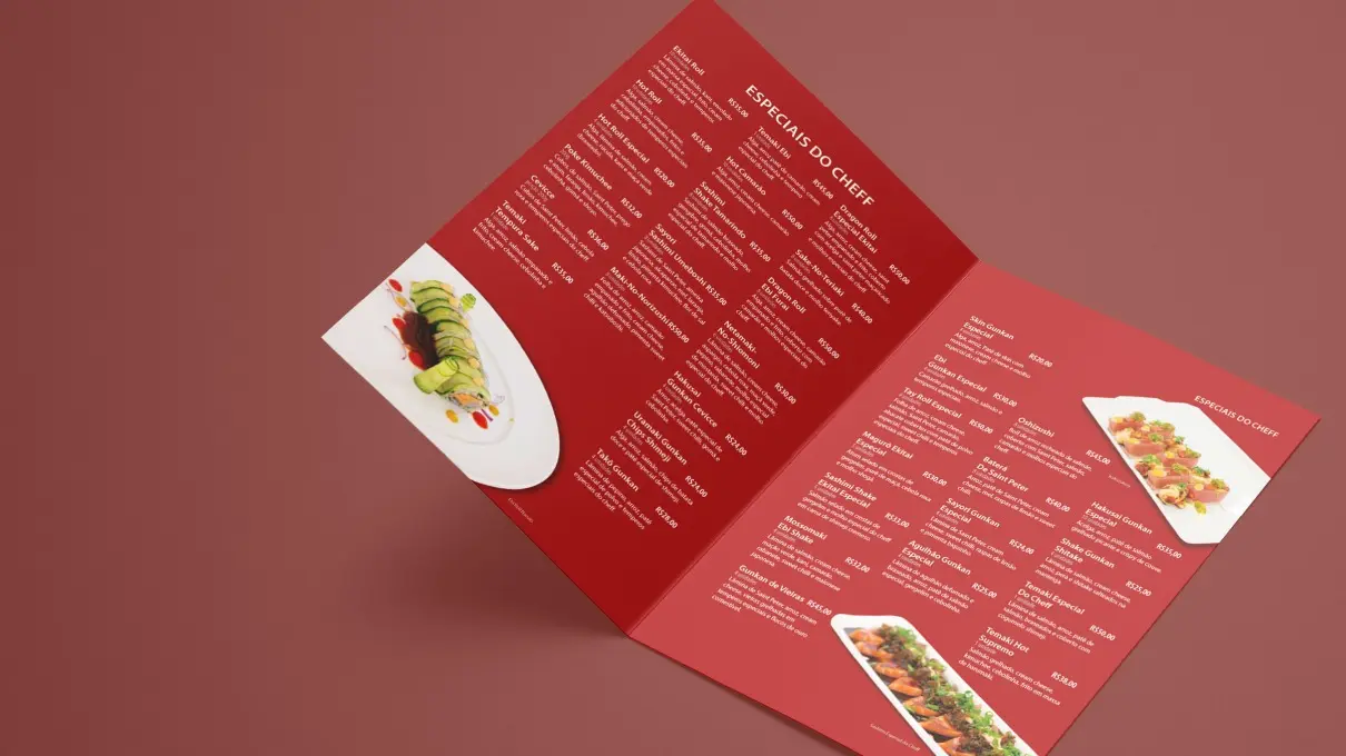 Empório Ekitai - Design Editorial - Cardápio