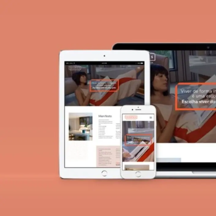 CASAMAIS — projeto de Websites, UI/UX Design da Buffo Design