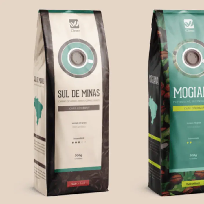 Clever – Café Gourmet — projeto de Embalagens da Buffo Design