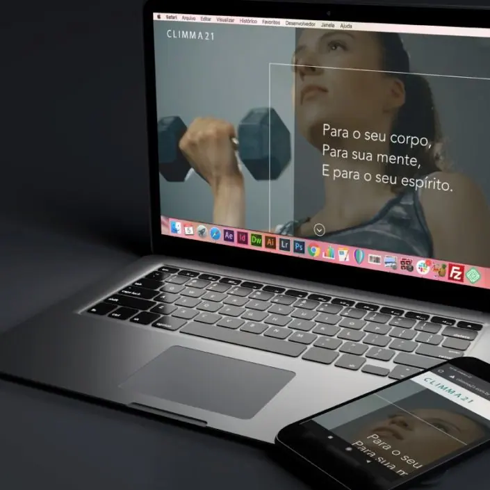 Climma21 — projeto de Websites, UI/UX Design da Buffo Design