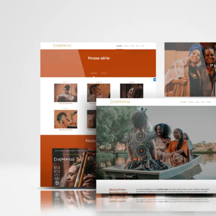 Diaspóricas — projeto da Buffo Design