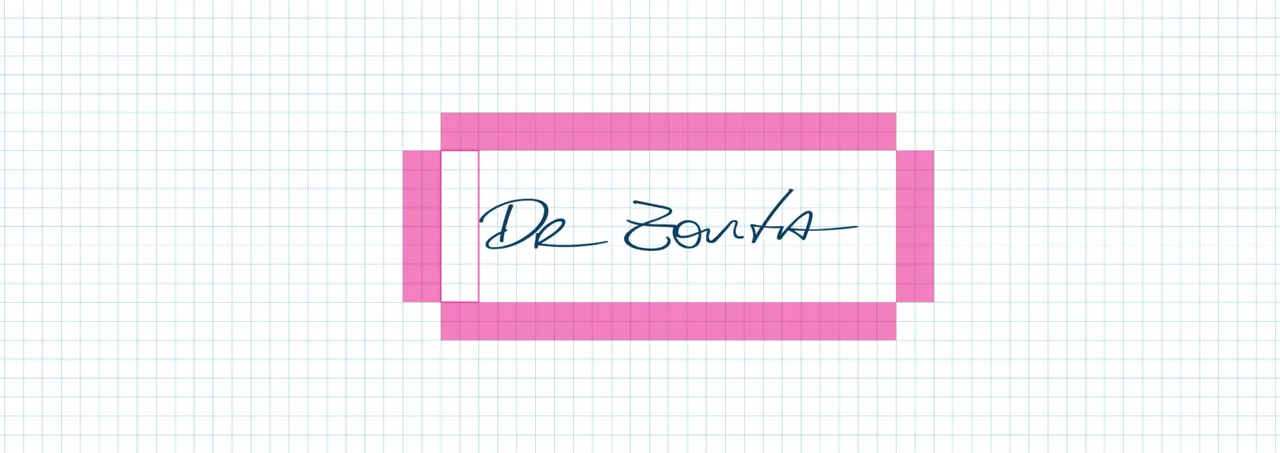 Dr. Zonta – logotipo – grid de construção