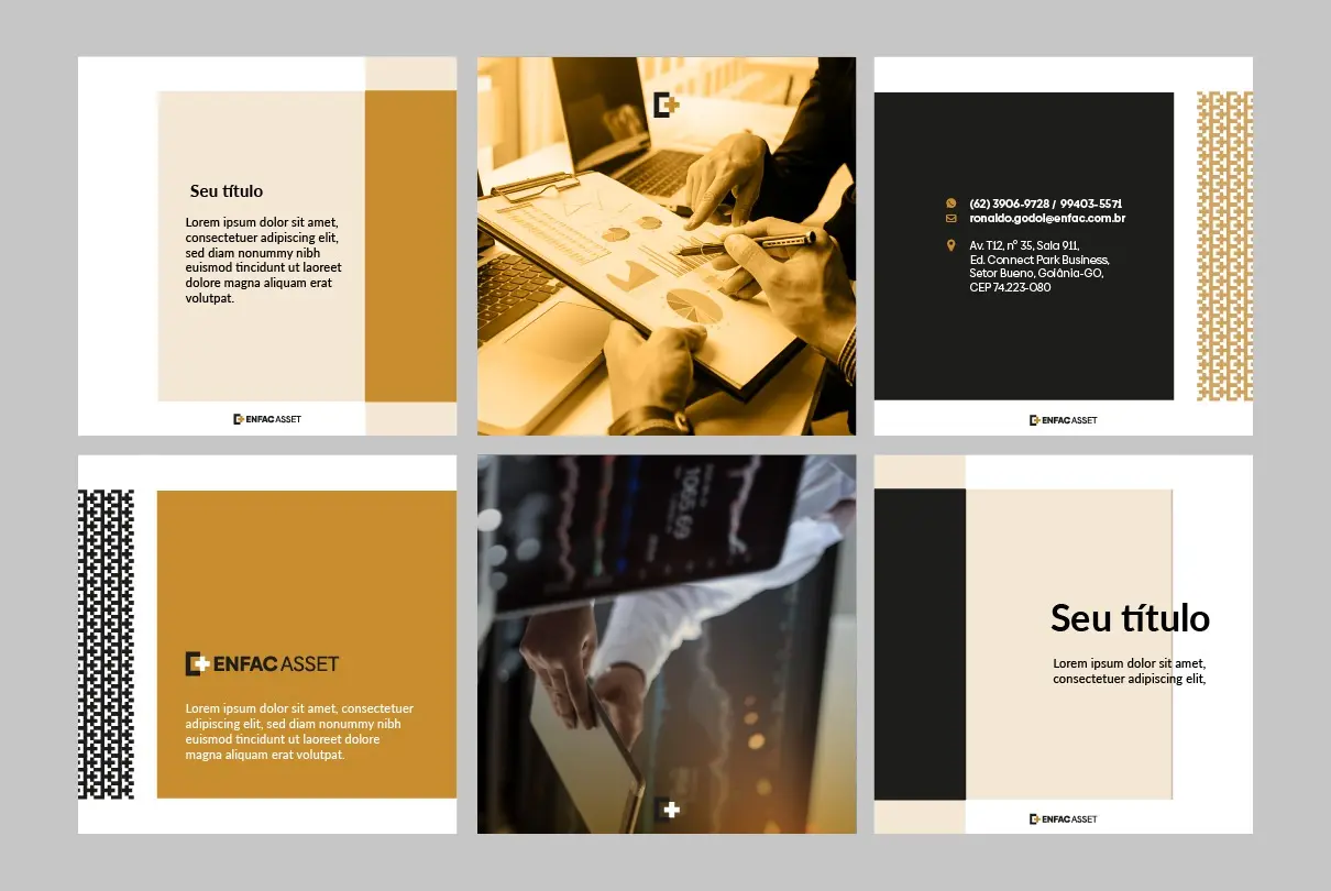 Enfac Asset – posts para redes sociais