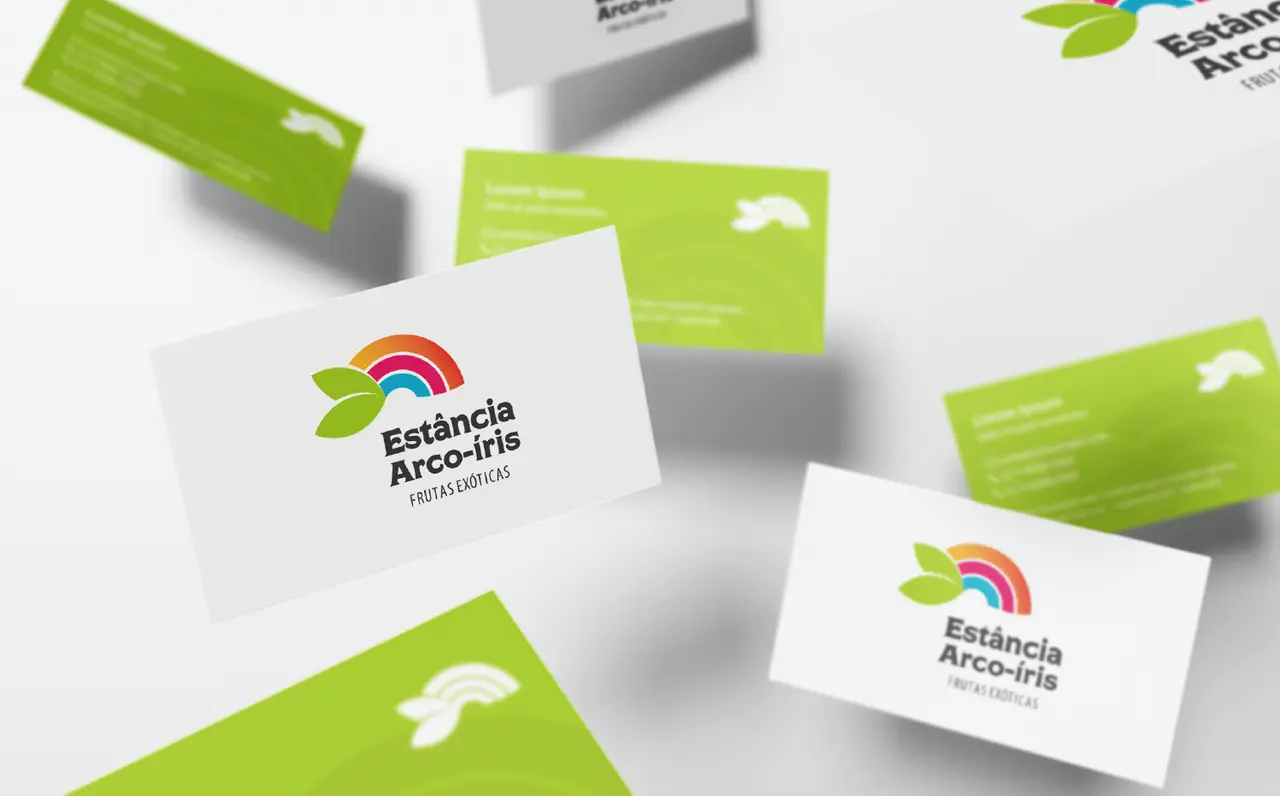 Estância Arco-íris – cartões de visita
