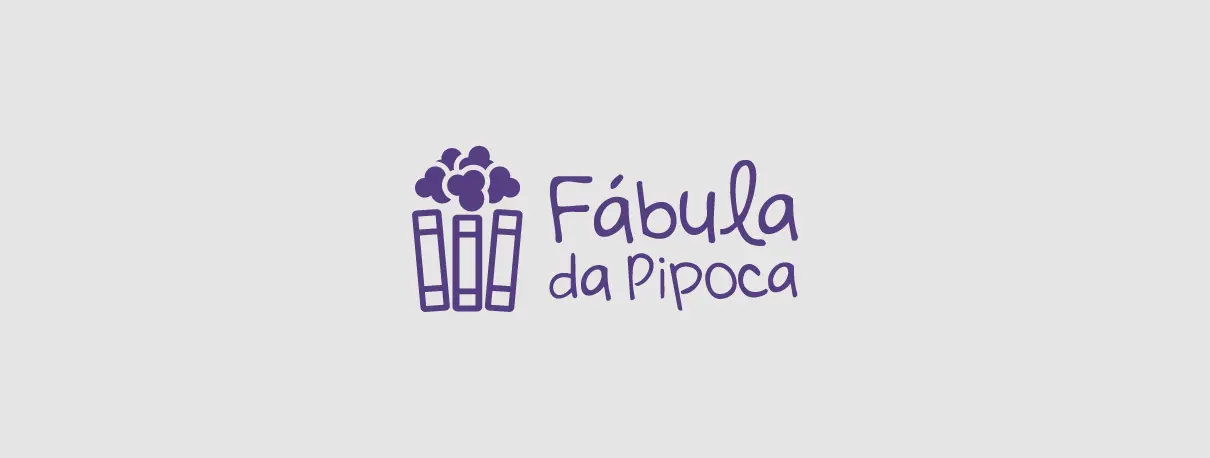 Fábula da Pipoca - Criação de marcas - Identidade Visual - Logotipo