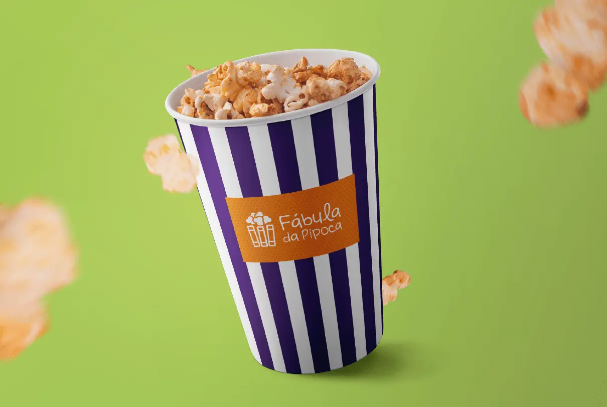 Fábula da Pipoca - Criação de marcas - Identidade Visual - Logotipo