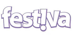 Festiva – logotipo – versão principal em lilás