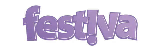 Festiva – logotipo – versão em relevo