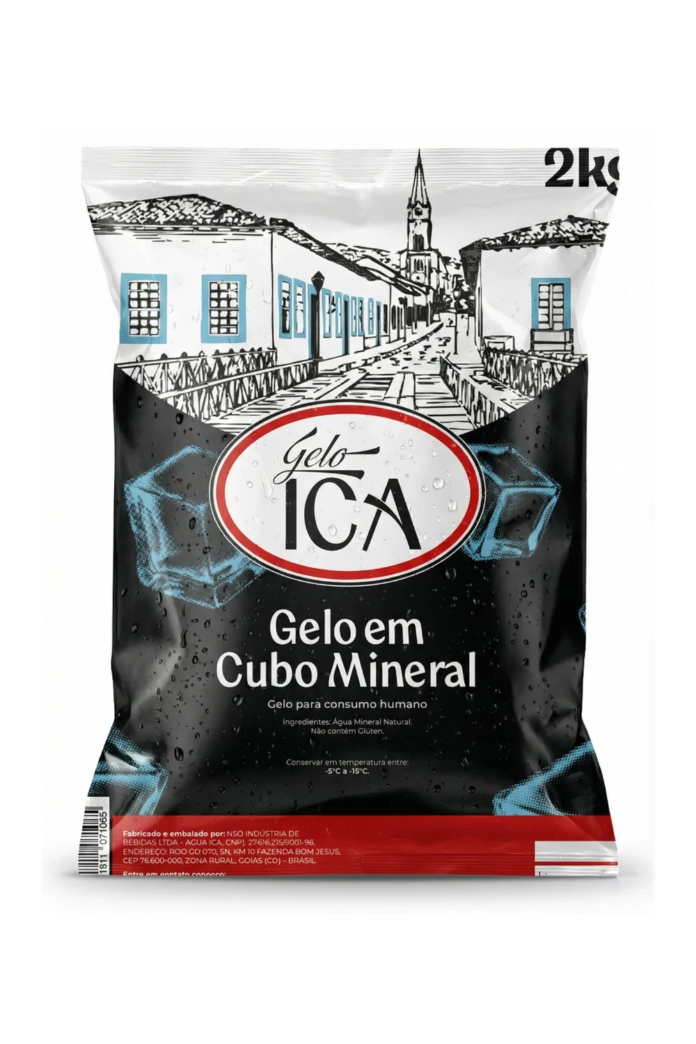 Embalagem de 2 kg