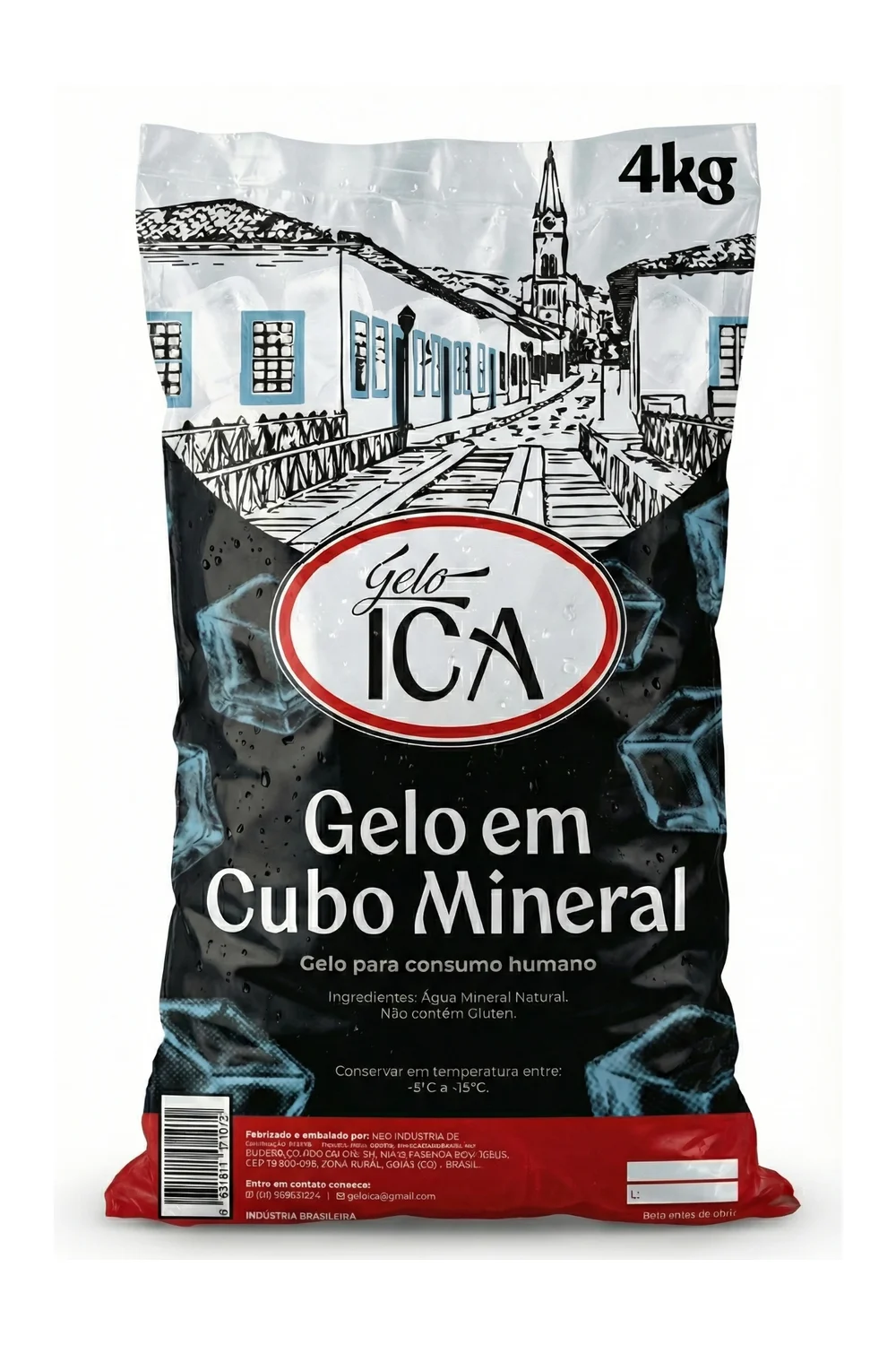 Embalagem de 4 kg