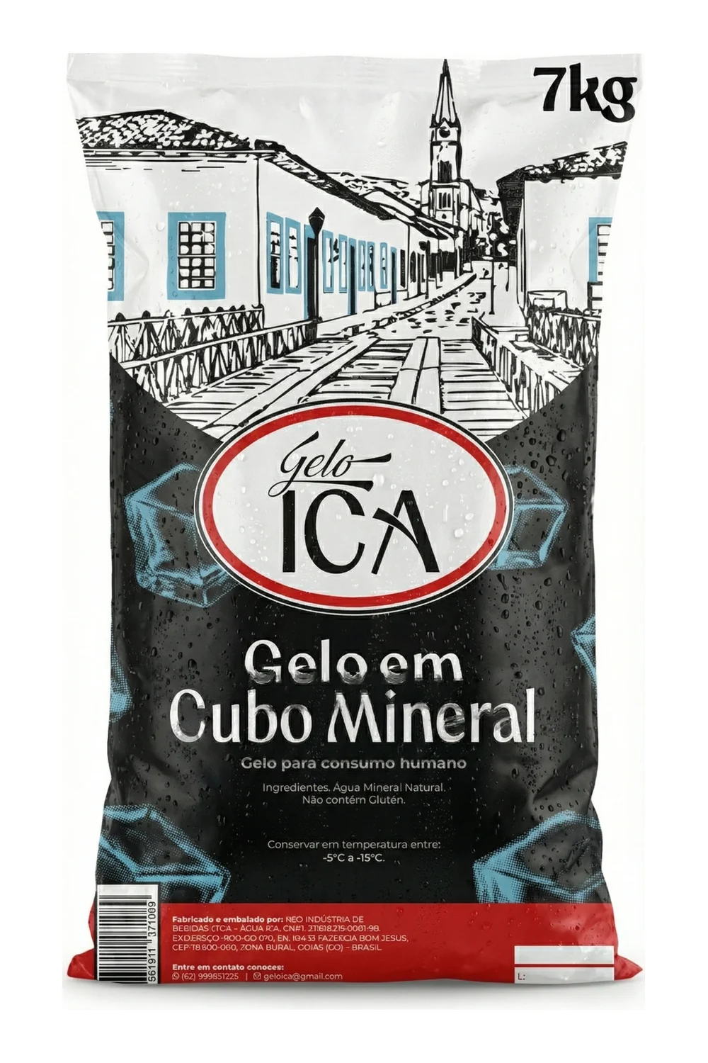 Embalagem de 7 kg