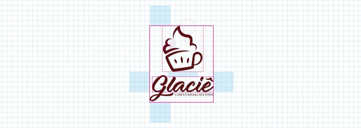 Glaciê - Confeitaria & Cafeteria - Criação de marcas - Identidade Visual - Logotipo