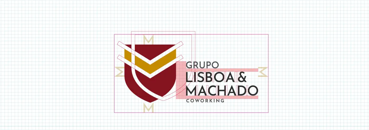 Grupo Lisboa & Machado - Coworking - Criação de marcas - Identidade Visual - Logotipo