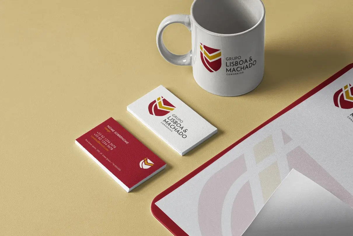 Grupo Lisboa & Machado - Coworking - Criação de marcas - Identidade Visual - Logotipo