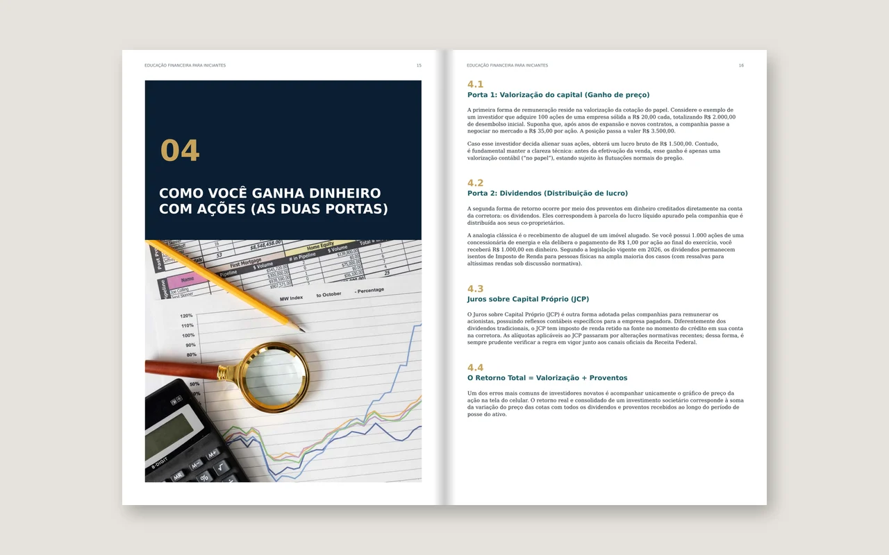 Capítulo 4: como você ganha dinheiro com ações