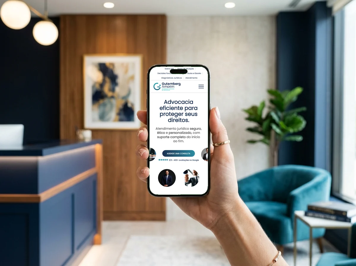 Site Gutemberg Amorim no celular