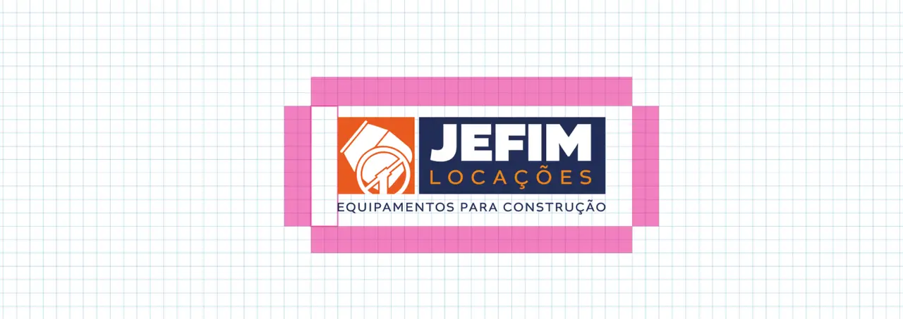 Jefim Locações – logotipo – grid de construção