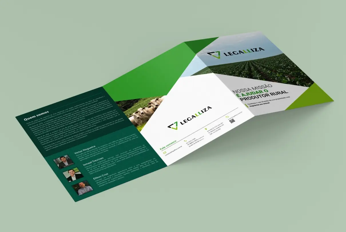 Legalliza – folder – capa para o produtor rural