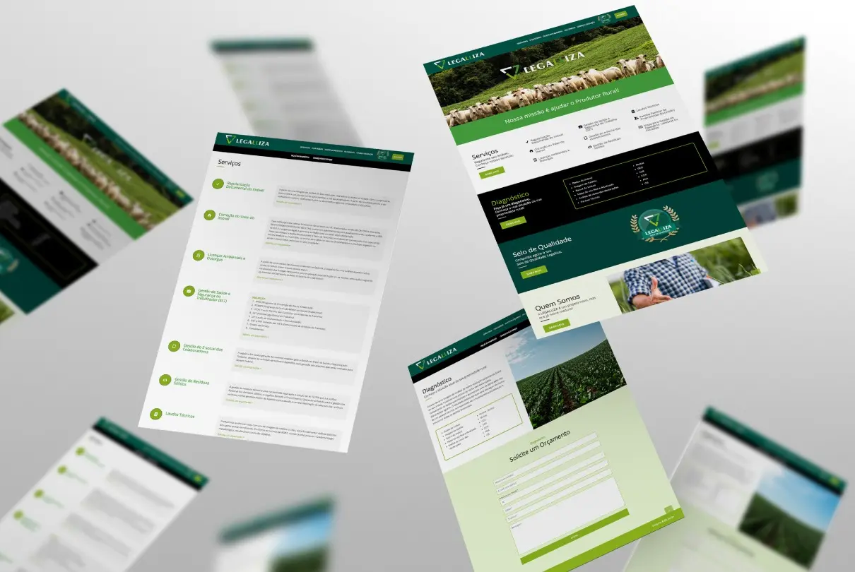 Legalliza – website – páginas internas