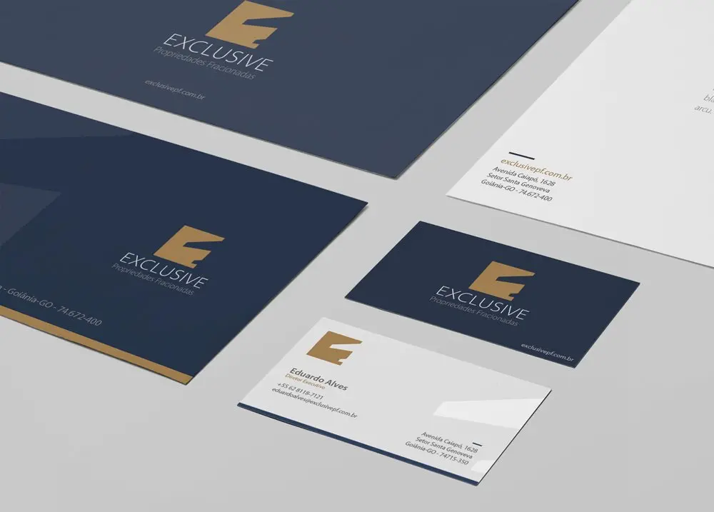 Exclusive - Propriedades Fracionadas - Criação de marcas - Identidade Visual - Logotipo