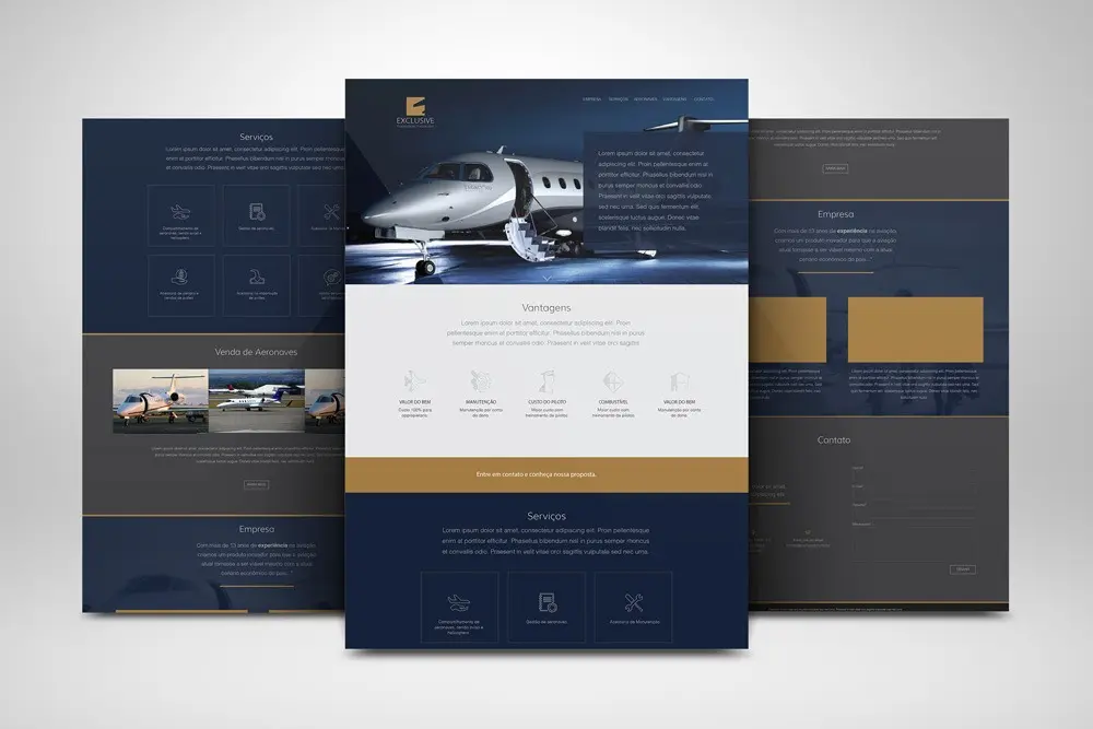 Exclusive - Propriedades Fracionadas - Criação de marcas - Identidade Visual - Logotipo