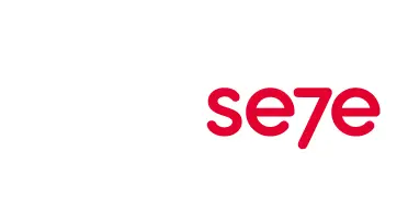 Lojas Se7e – logotipo – versão principal em vermelho
