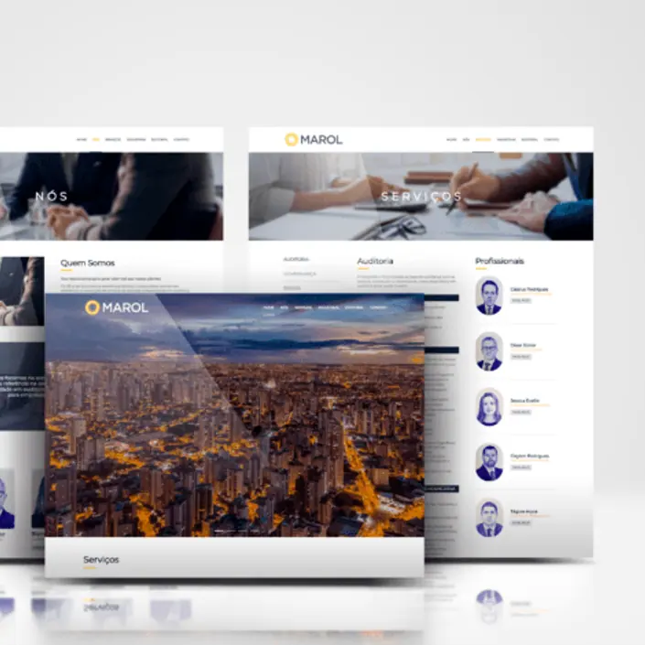 Marol Contabilidade — projeto de Websites, UI/UX Design da Buffo Design