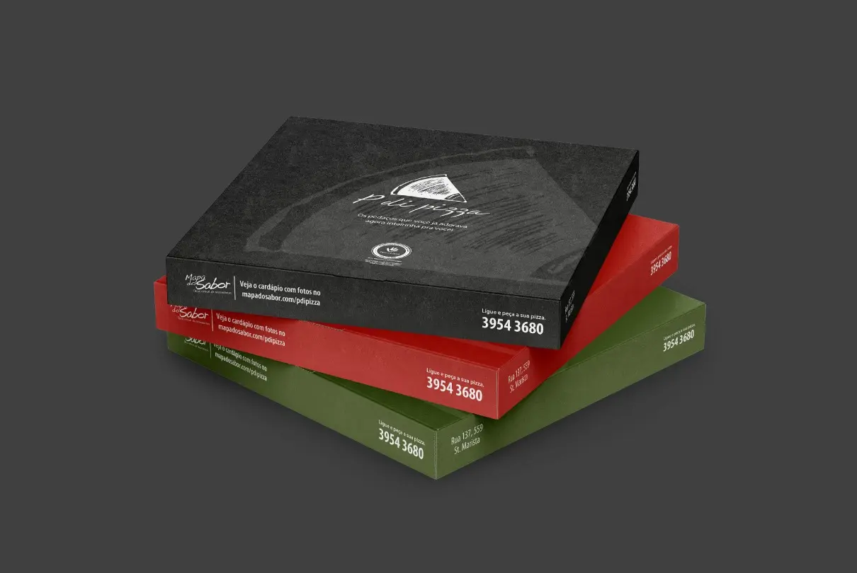 P di Pizza - Criação de marcas - Identidade Visual - Logotipo