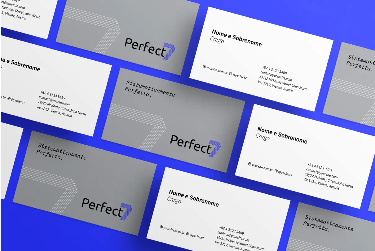 Perfect7 - Criação de Marcas - Identidade Visual - Logotipo