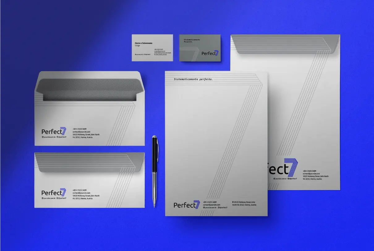 Perfect7 - Criação de Marcas - Identidade Visual - Logotipo