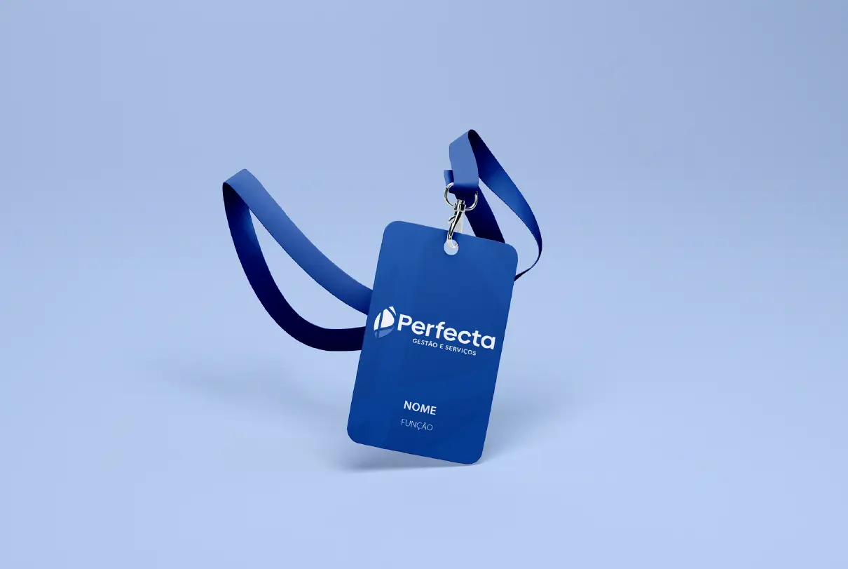 Crachá com a marca Perfecta