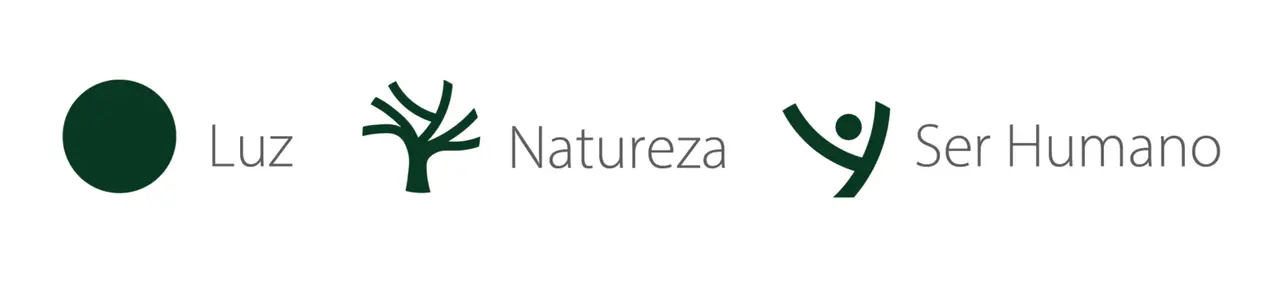 Pulsar Vida – símbolo – conceitos luz, natureza e ser humano