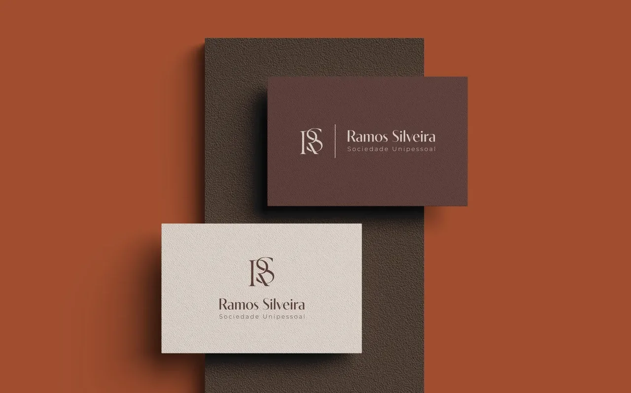 Cartões de visita da Ramos Silveira